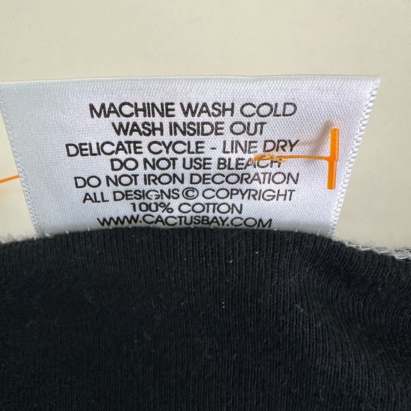 NWOT Vintage Cactus Bay Artsy Cross Floral Shirt size XXL. Black Gray. Sequins. - Picture 5 of 5